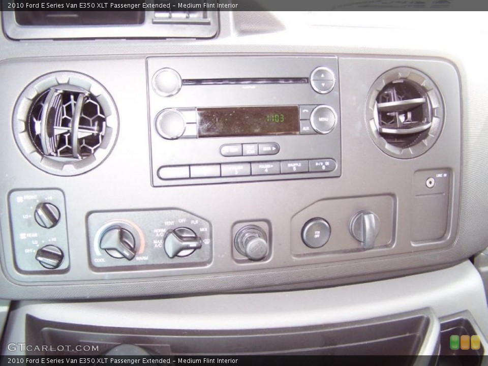 Medium Flint Interior Controls for the 2010 Ford E Series Van E350 XLT Passenger Extended #44200910