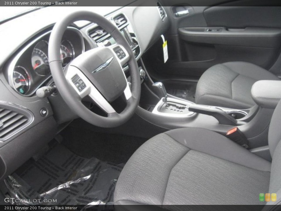 Black Interior Prime Interior for the 2011 Chrysler 200 Touring #44202170