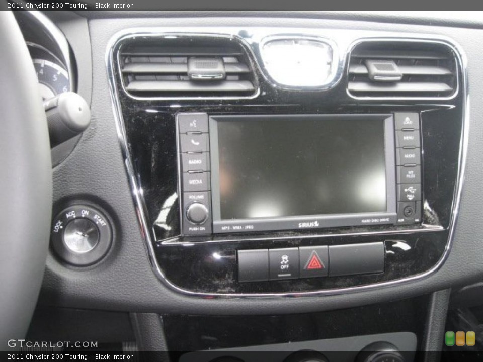 Black Interior Controls for the 2011 Chrysler 200 Touring #44202178