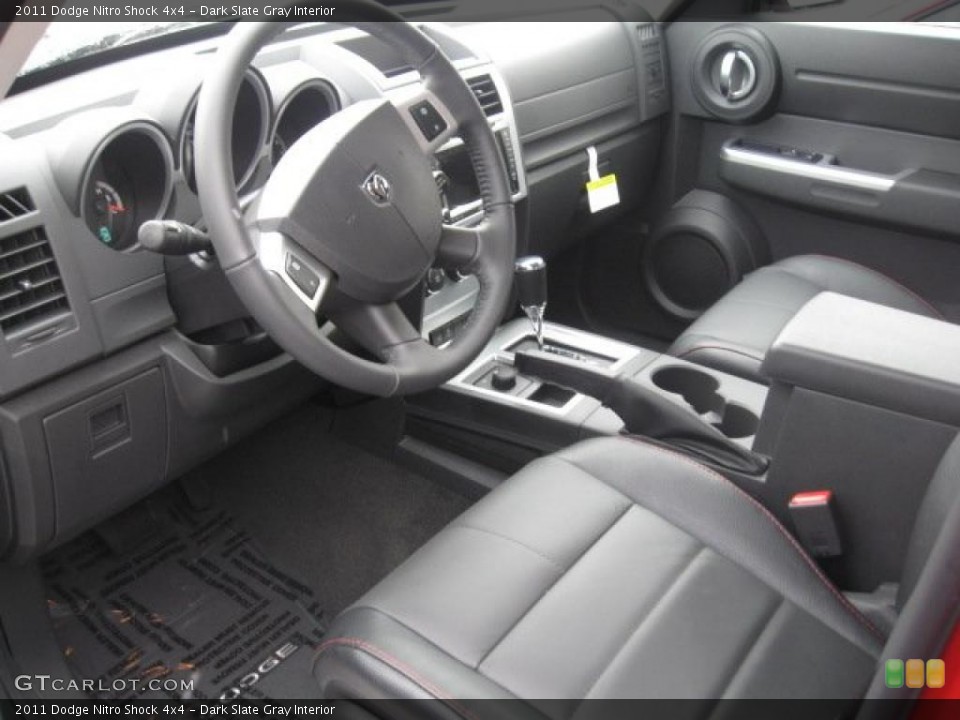 Dark Slate Gray Interior Prime Interior for the 2011 Dodge Nitro Shock 4x4 #44202202