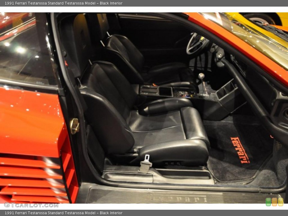 Black Interior Photo for the 1991 Ferrari Testarossa  #44206695
