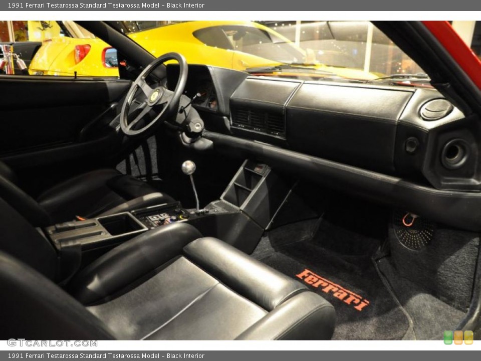 Black Interior Dashboard for the 1991 Ferrari Testarossa  #44206708