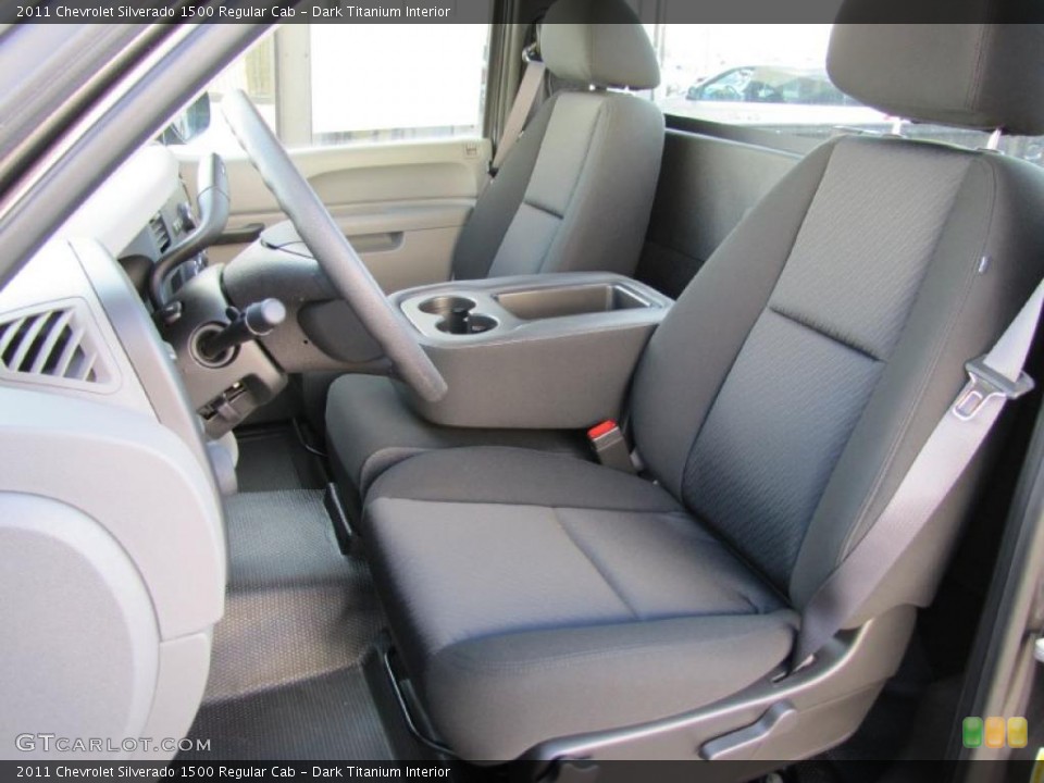 Dark Titanium Interior Photo for the 2011 Chevrolet Silverado 1500 Regular Cab #44208843
