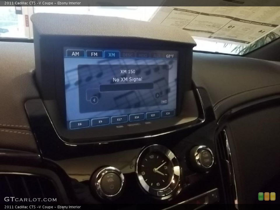 Ebony Interior Navigation for the 2011 Cadillac CTS -V Coupe #44210152