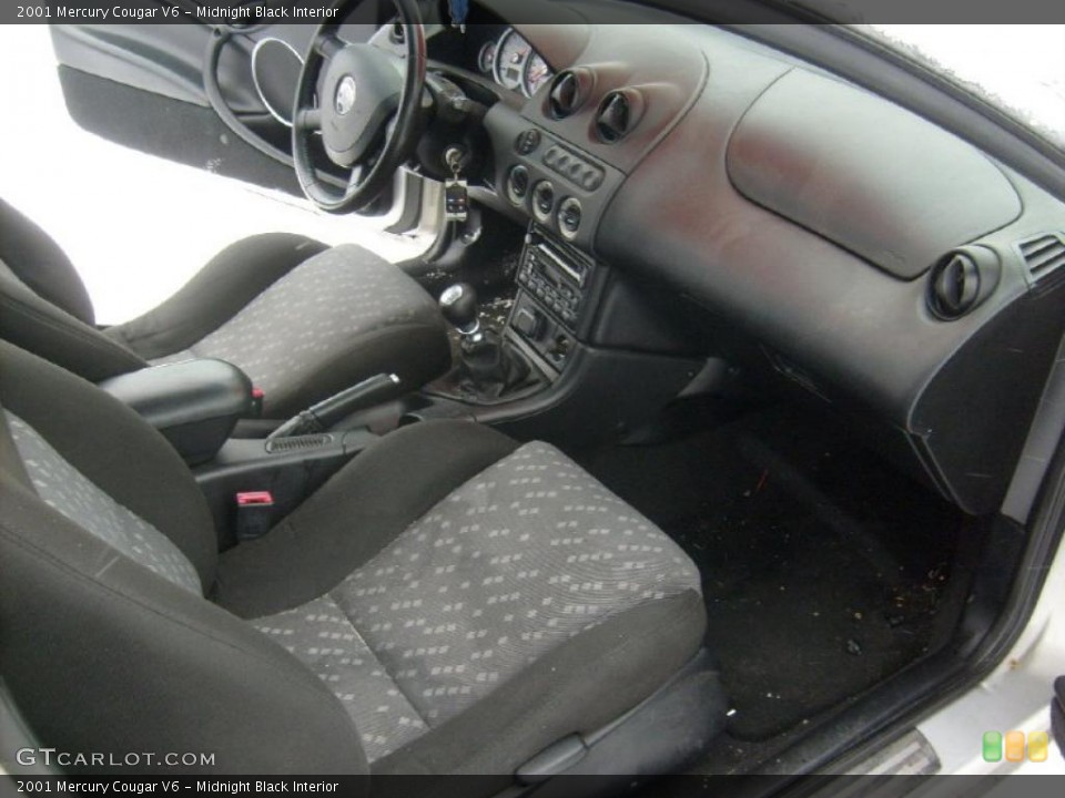 Midnight Black Interior Photo for the 2001 Mercury Cougar V6 #44211532