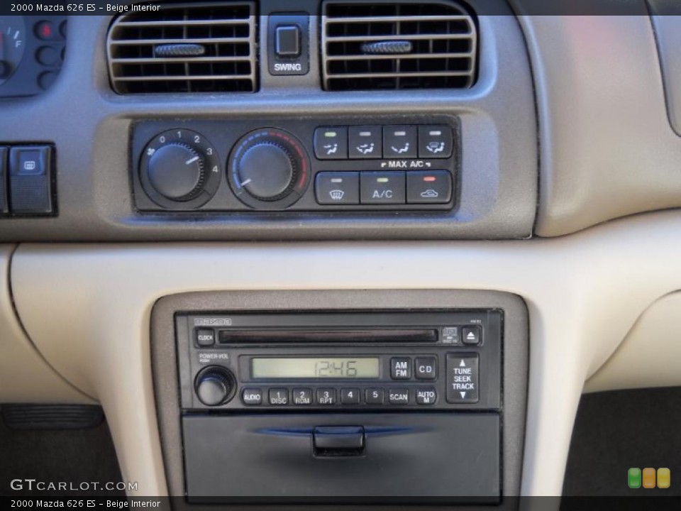 Beige Interior Controls for the 2000 Mazda 626 ES #44212384
