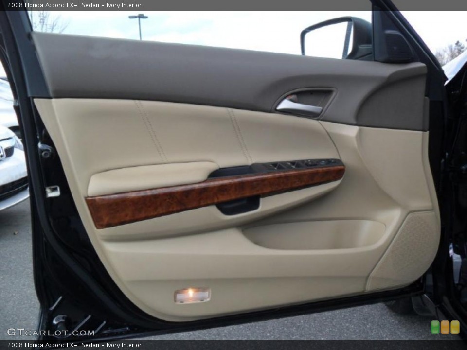 Ivory Interior Door Panel for the 2008 Honda Accord EX-L Sedan #44213650