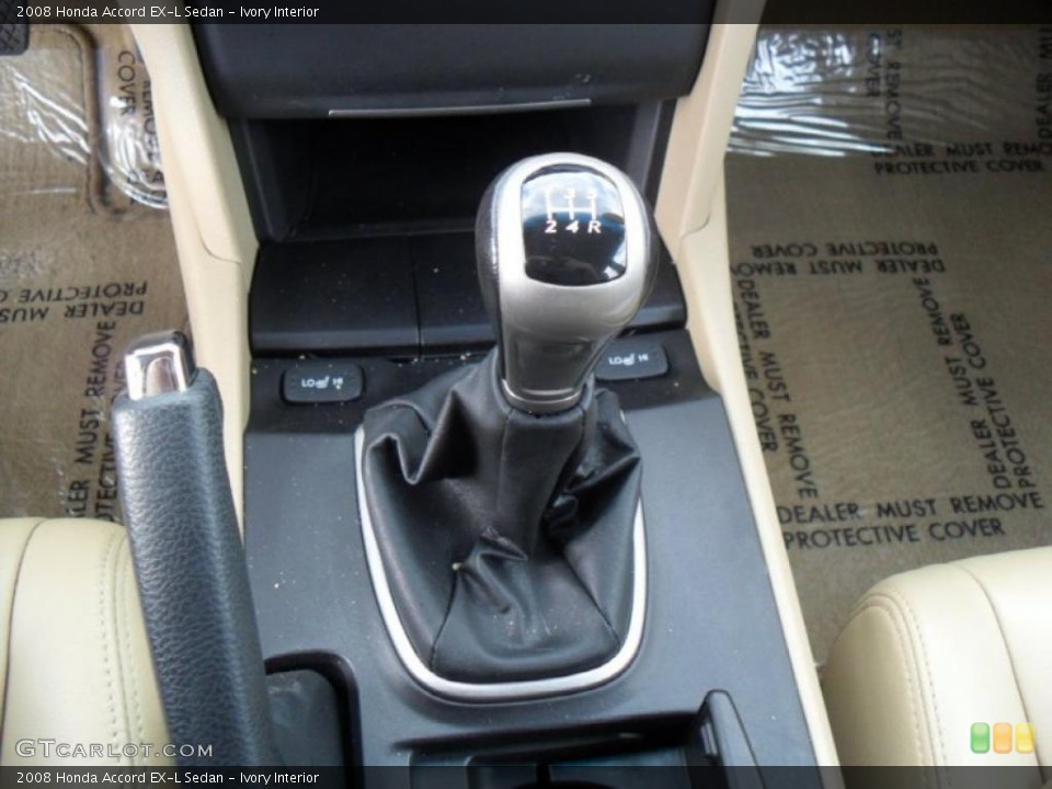 Ivory Interior Transmission for the 2008 Honda Accord EX-L Sedan #44213693