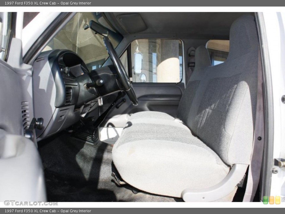 Opal Grey Interior Photo for the 1997 Ford F350 XL Crew Cab #44214229