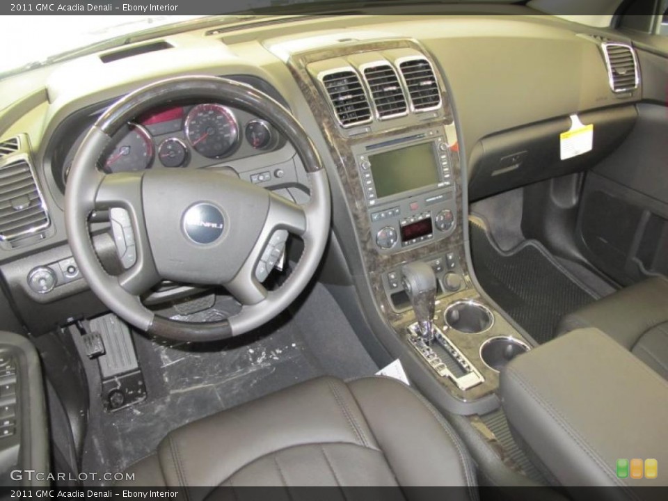 Ebony Interior Dashboard for the 2011 GMC Acadia Denali #44217853