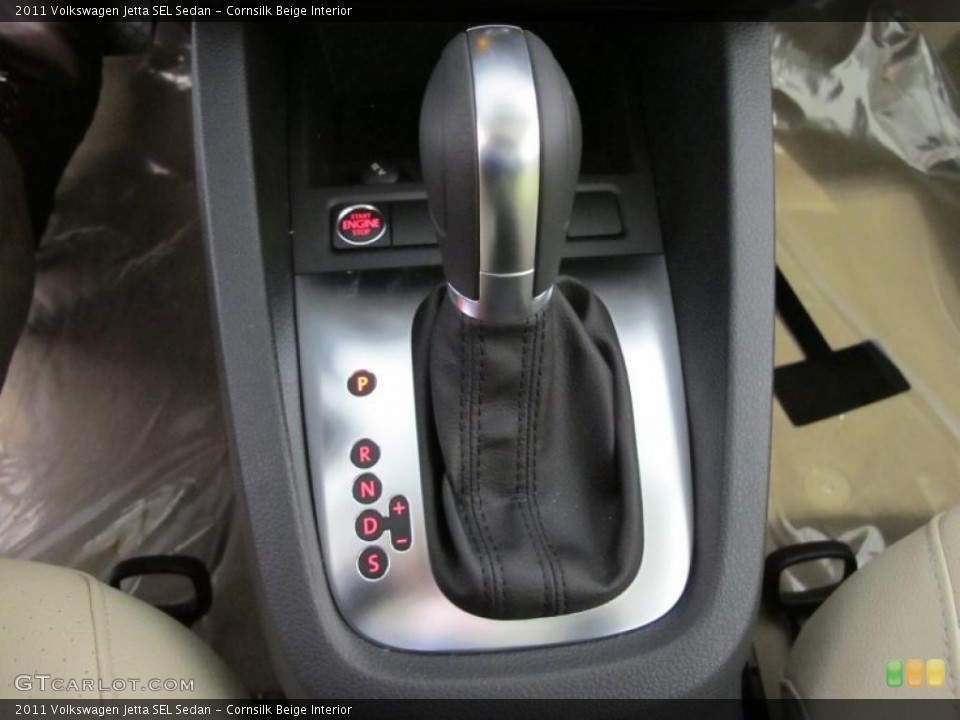 Cornsilk Beige Interior Transmission for the 2011 Volkswagen Jetta SEL Sedan #44220900