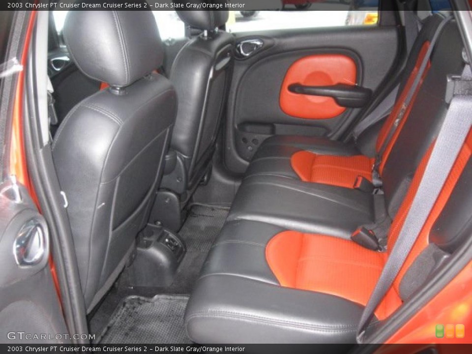Dark Slate Gray/Orange Interior Photo for the 2003 Chrysler PT Cruiser Dream Cruiser Series 2 #44223465