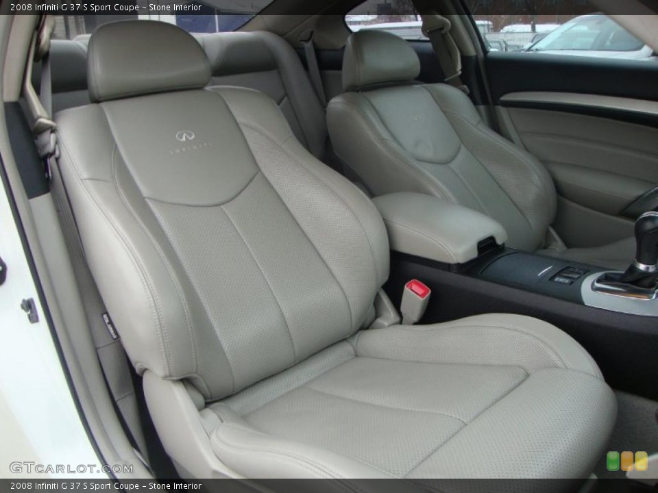 Stone Interior Photo for the 2008 Infiniti G 37 S Sport Coupe #44224433