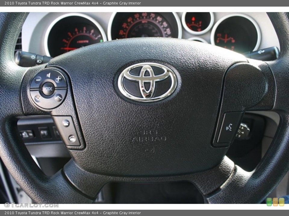 Graphite Gray Interior Steering Wheel for the 2010 Toyota Tundra TRD Rock Warrior CrewMax 4x4 #44226733