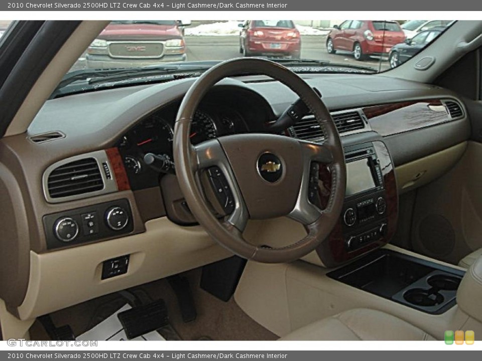 Light Cashmere/Dark Cashmere Interior Prime Interior for the 2010 Chevrolet Silverado 2500HD LTZ Crew Cab 4x4 #44229739