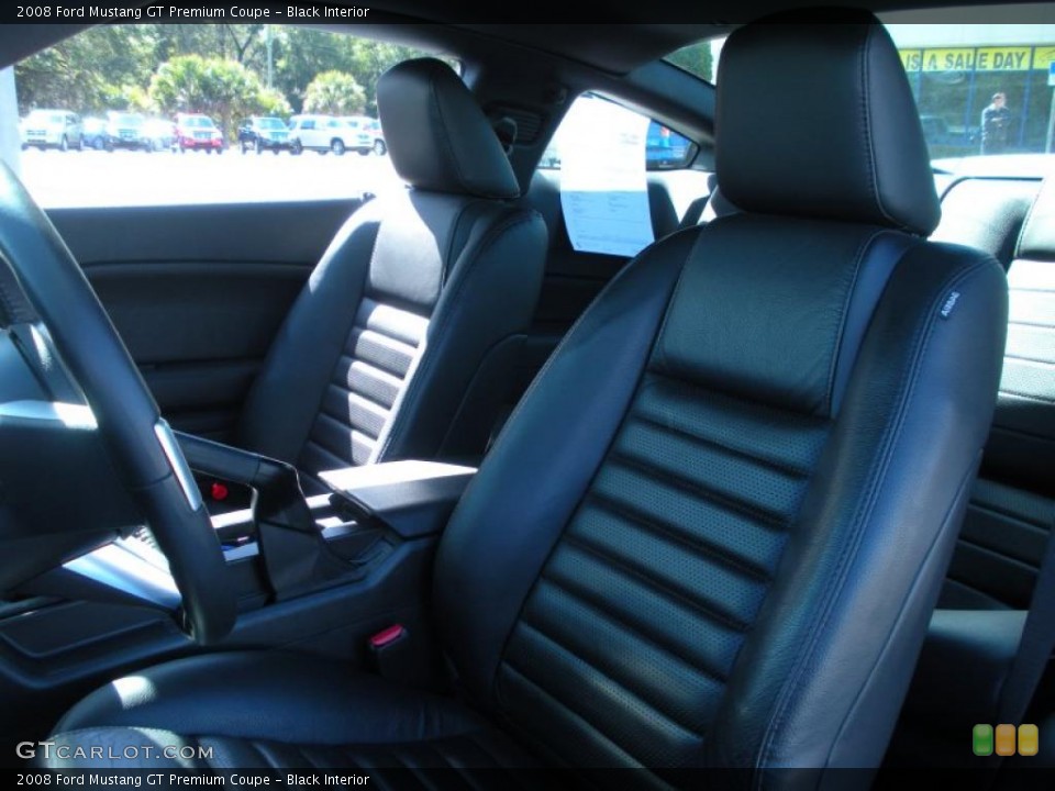 Black Interior Photo for the 2008 Ford Mustang GT Premium Coupe #44230977