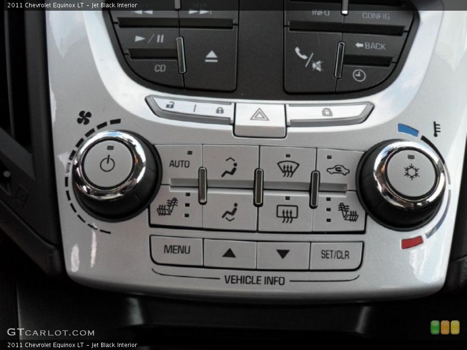Jet Black Interior Controls for the 2011 Chevrolet Equinox LT #44235409