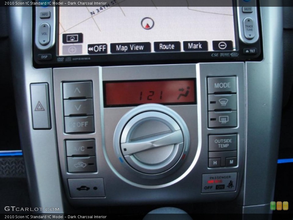 Dark Charcoal Interior Controls for the 2010 Scion tC  #44236010