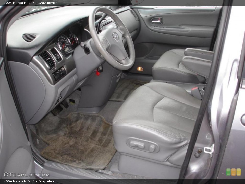 Gray Interior Prime Interior for the 2004 Mazda MPV ES #44236521