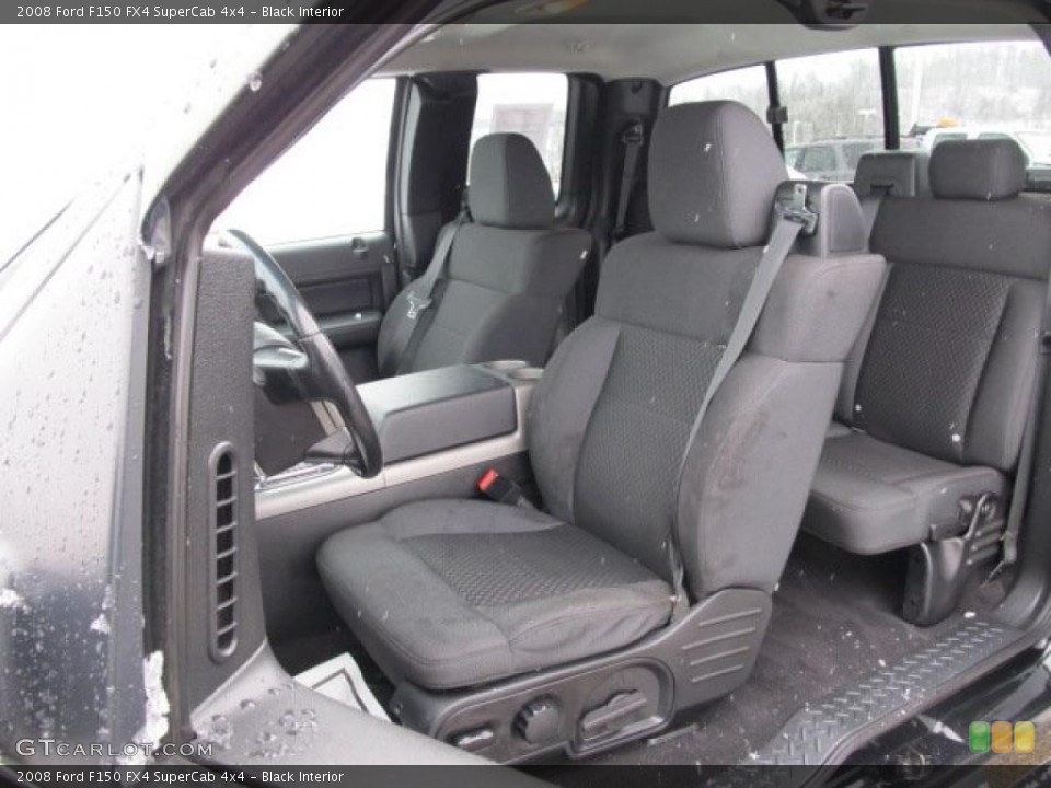 Black Interior Photo for the 2008 Ford F150 FX4 SuperCab 4x4 #44241629