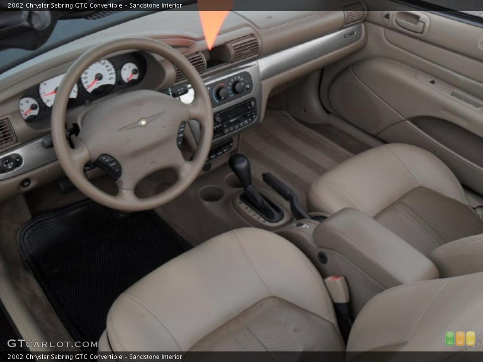 Sandstone Interior Prime Interior for the 2002 Chrysler Sebring GTC Convertible #44242610