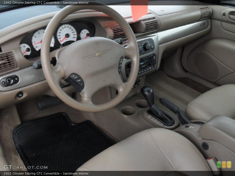 Sandstone Interior Prime Interior for the 2002 Chrysler Sebring GTC Convertible #44242901