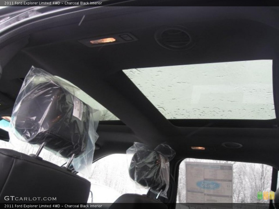 Charcoal Black Interior Sunroof for the 2011 Ford Explorer Limited 4WD #44247228