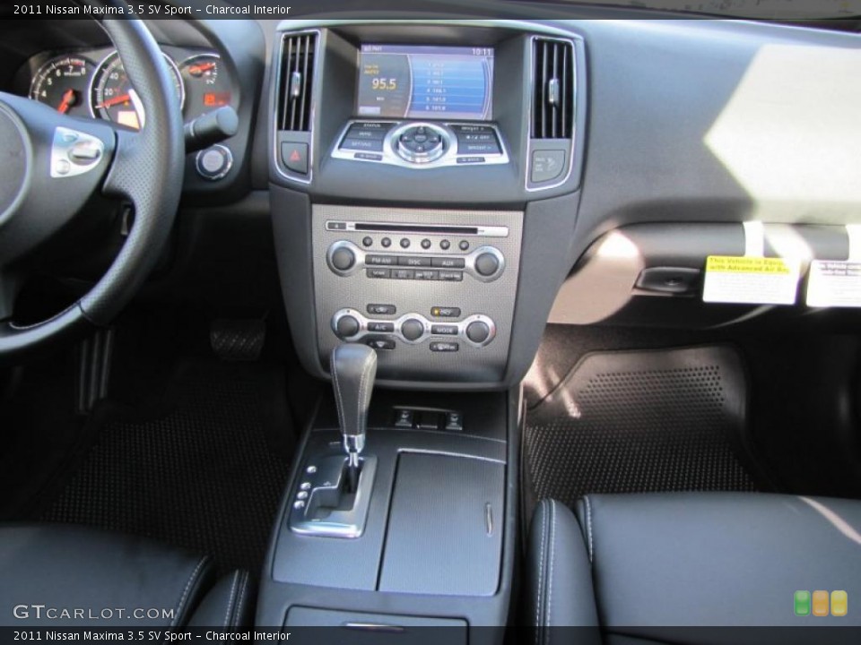Charcoal Interior Dashboard for the 2011 Nissan Maxima 3.5 SV Sport #44255164