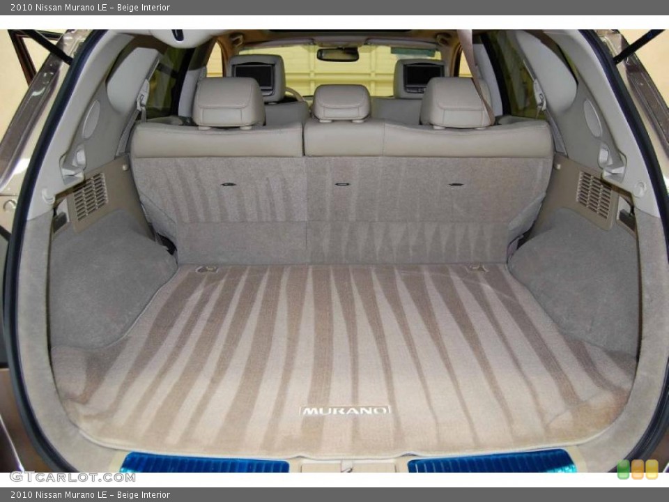 Beige Interior Trunk for the 2010 Nissan Murano LE #44256288