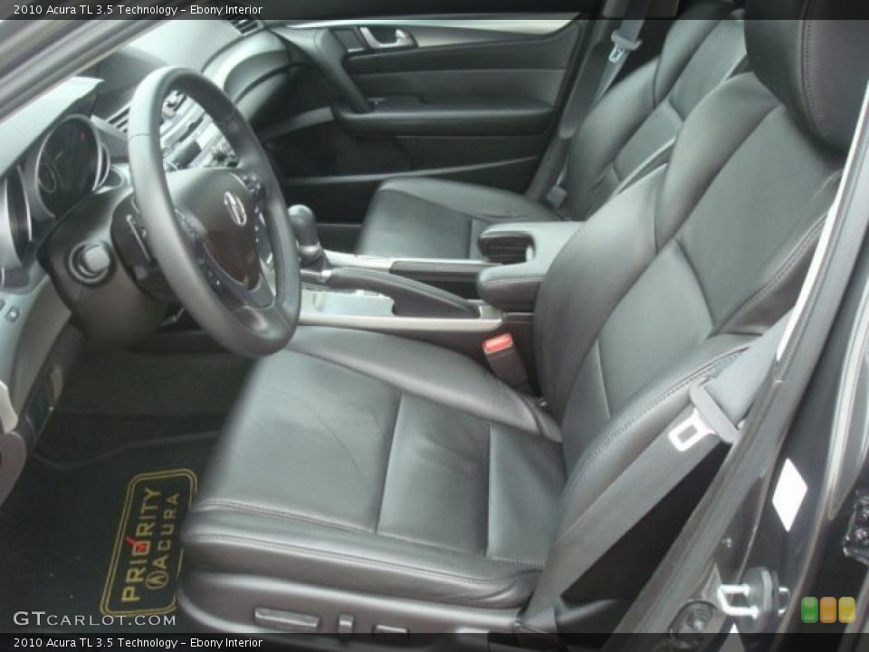 Ebony Interior Photo for the 2010 Acura TL 3.5 Technology #44260632