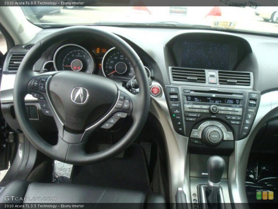 Ebony Interior Dashboard for the 2010 Acura TL 3.5 Technology #44260660