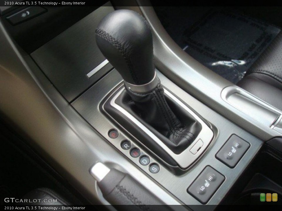 Ebony Interior Transmission for the 2010 Acura TL 3.5 Technology #44260804