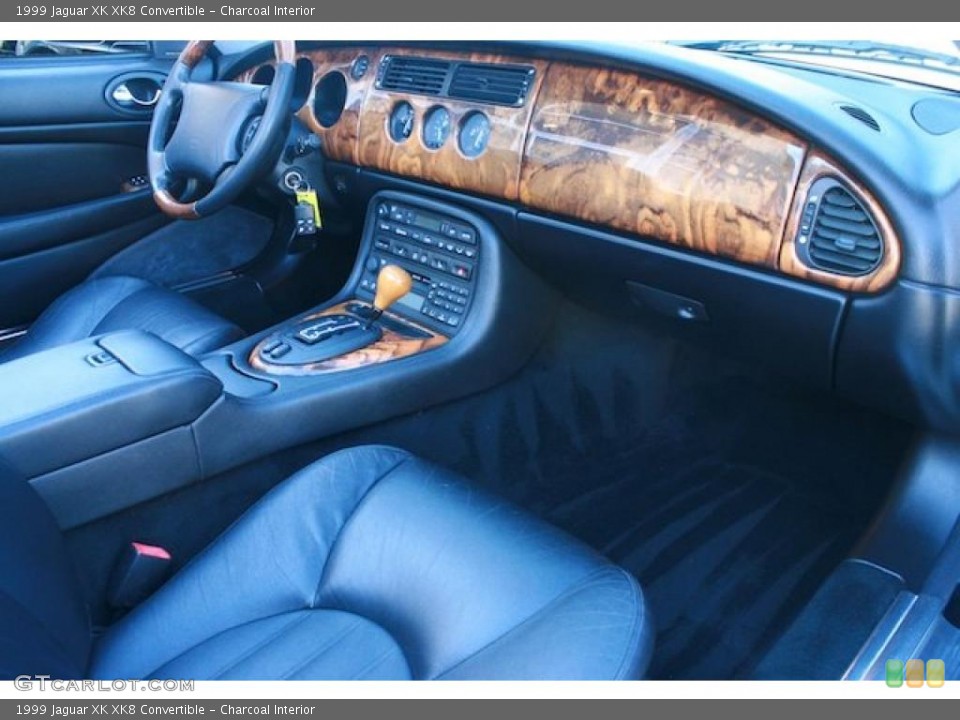 Charcoal Interior Dashboard for the 1999 Jaguar XK XK8 Convertible #44267903