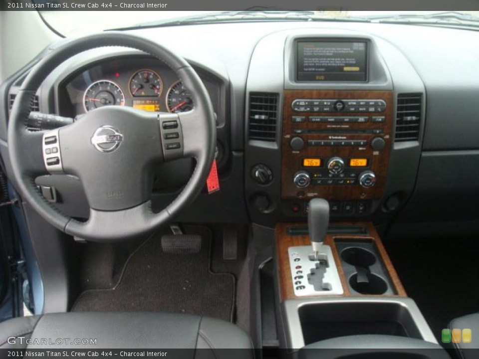 Charcoal Interior Dashboard for the 2011 Nissan Titan SL Crew Cab 4x4 #44273104