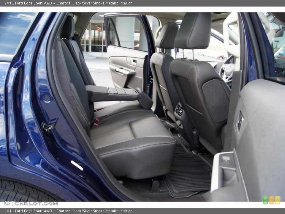Charcoal Black/Silver Smoke Metallic Interior Photo for the 2011 Ford Edge Sport AWD #44273724
