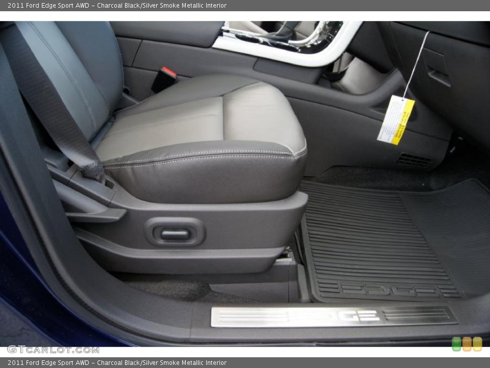 Charcoal Black/Silver Smoke Metallic Interior Photo for the 2011 Ford Edge Sport AWD #44273740