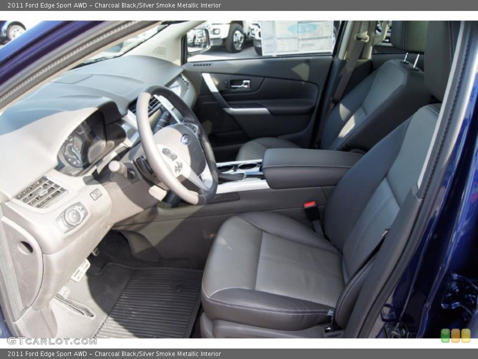 Charcoal Black/Silver Smoke Metallic Interior Photo for the 2011 Ford Edge Sport AWD #44273876