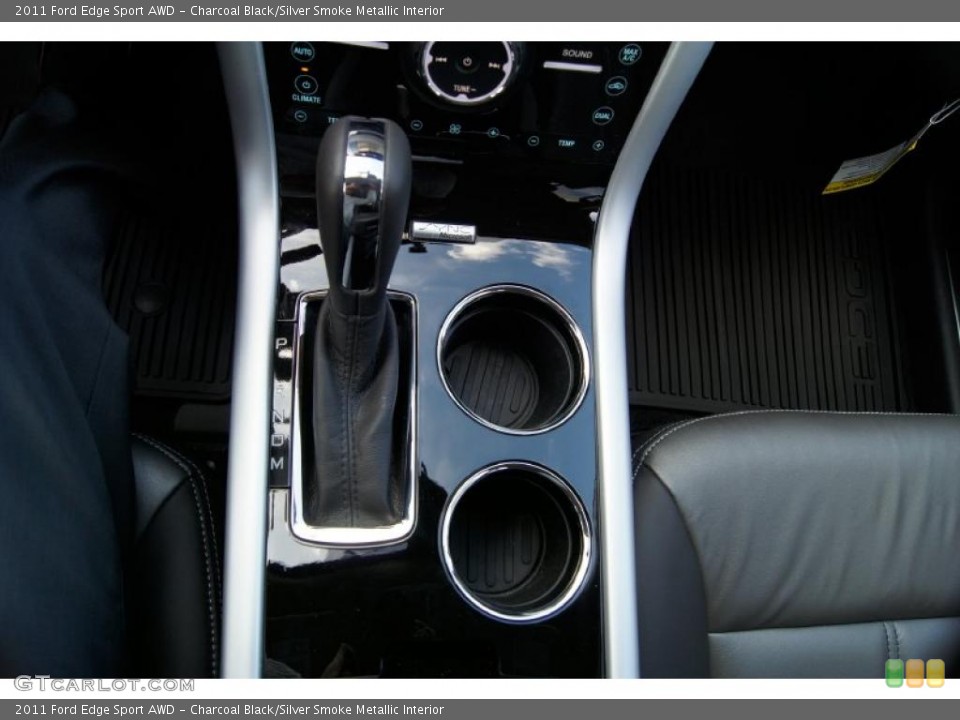 Charcoal Black/Silver Smoke Metallic Interior Transmission for the 2011 Ford Edge Sport AWD #44274028