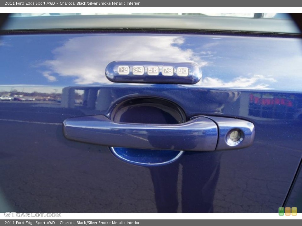 Charcoal Black/Silver Smoke Metallic Interior Controls for the 2011 Ford Edge Sport AWD #44274140