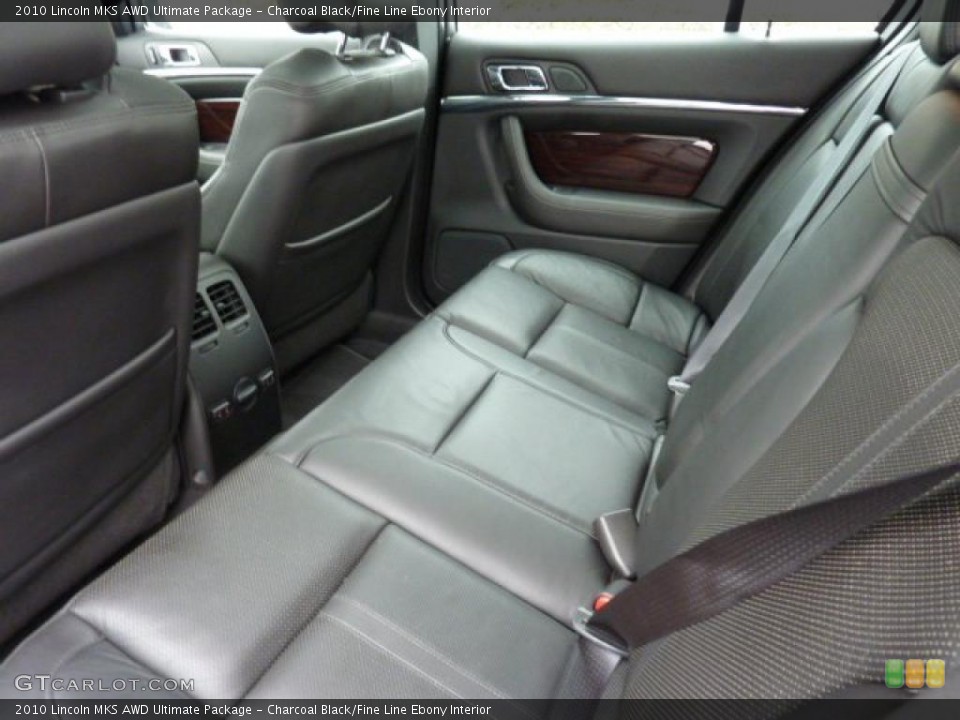 Charcoal Black/Fine Line Ebony Interior Photo for the 2010 Lincoln MKS AWD Ultimate Package #44275813