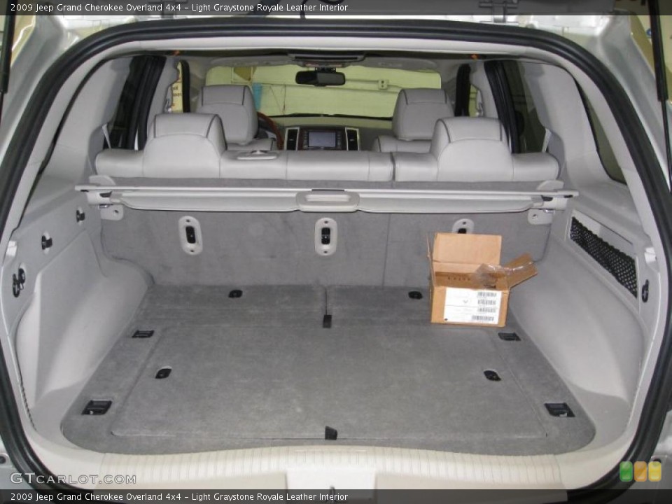Light Graystone Royale Leather Interior Trunk for the 2009 Jeep Grand Cherokee Overland 4x4 #44276505