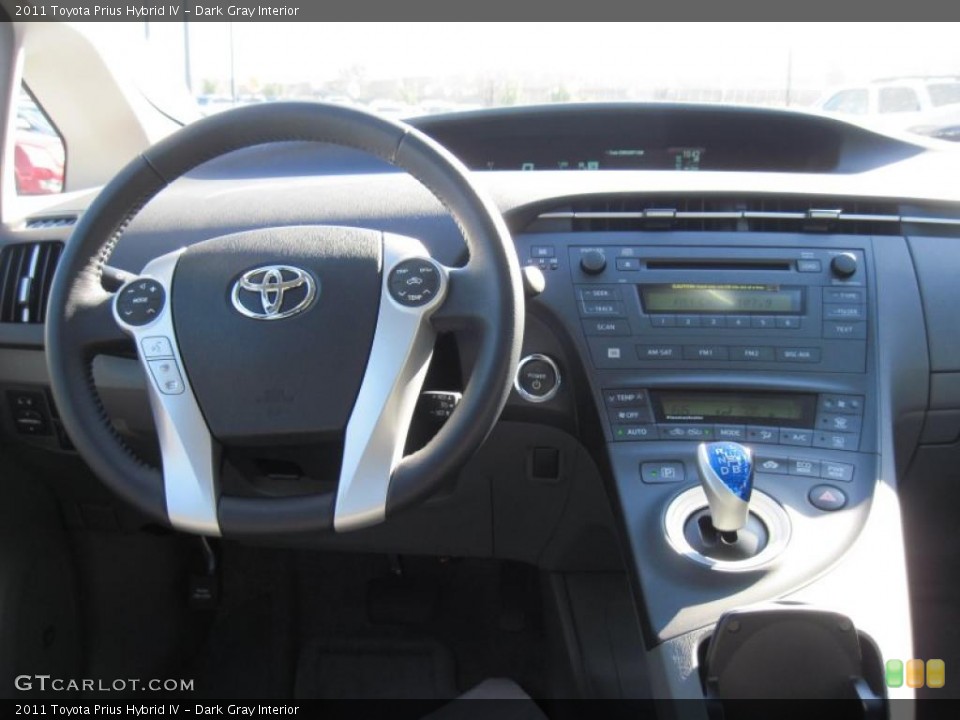 Dark Gray Interior Dashboard for the 2011 Toyota Prius Hybrid IV #44278429