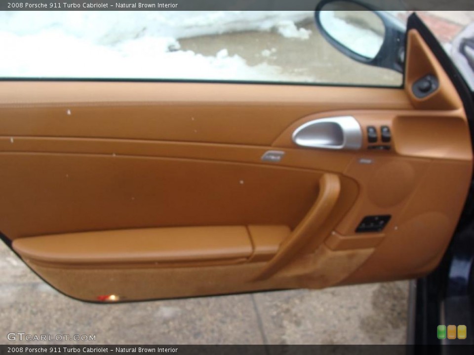 Natural Brown Interior Door Panel for the 2008 Porsche 911 Turbo Cabriolet #44279821