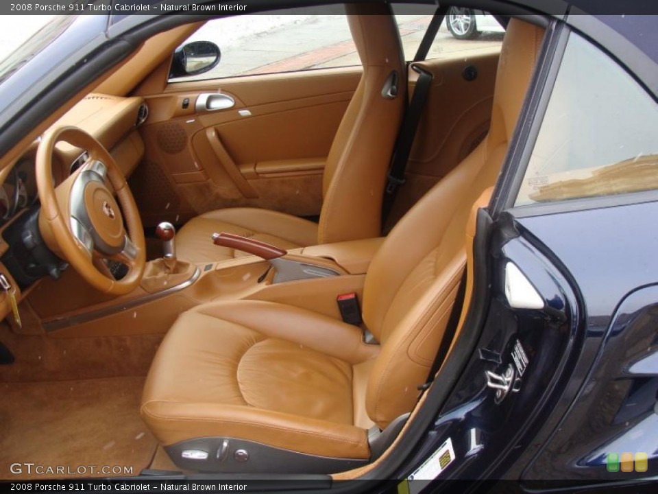 Natural Brown Interior Photo for the 2008 Porsche 911 Turbo Cabriolet #44279870