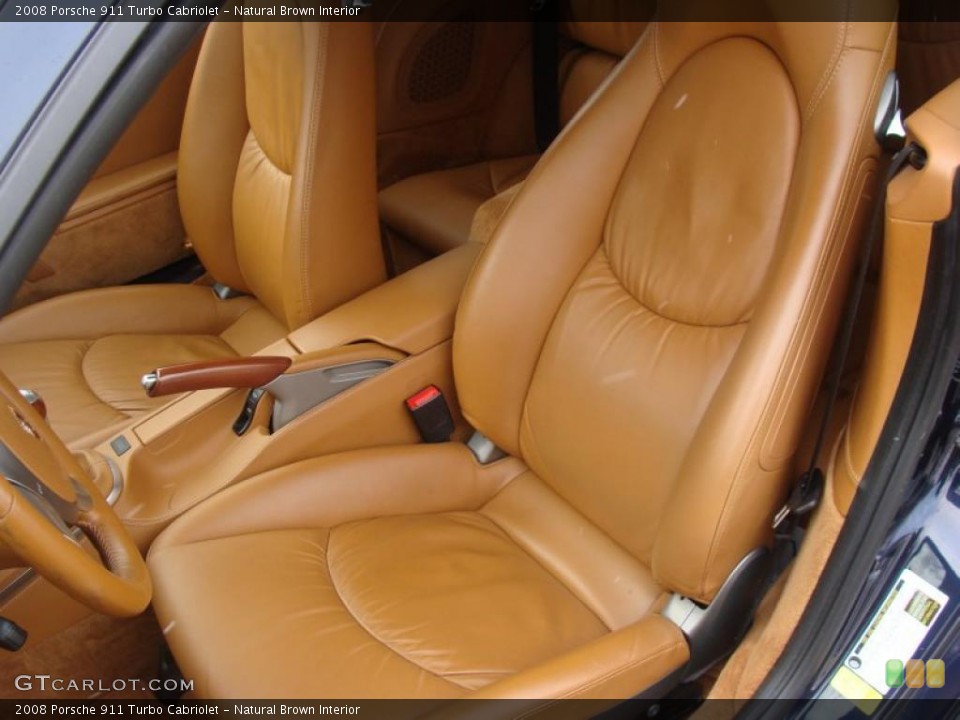 Natural Brown Interior Photo for the 2008 Porsche 911 Turbo Cabriolet #44279885