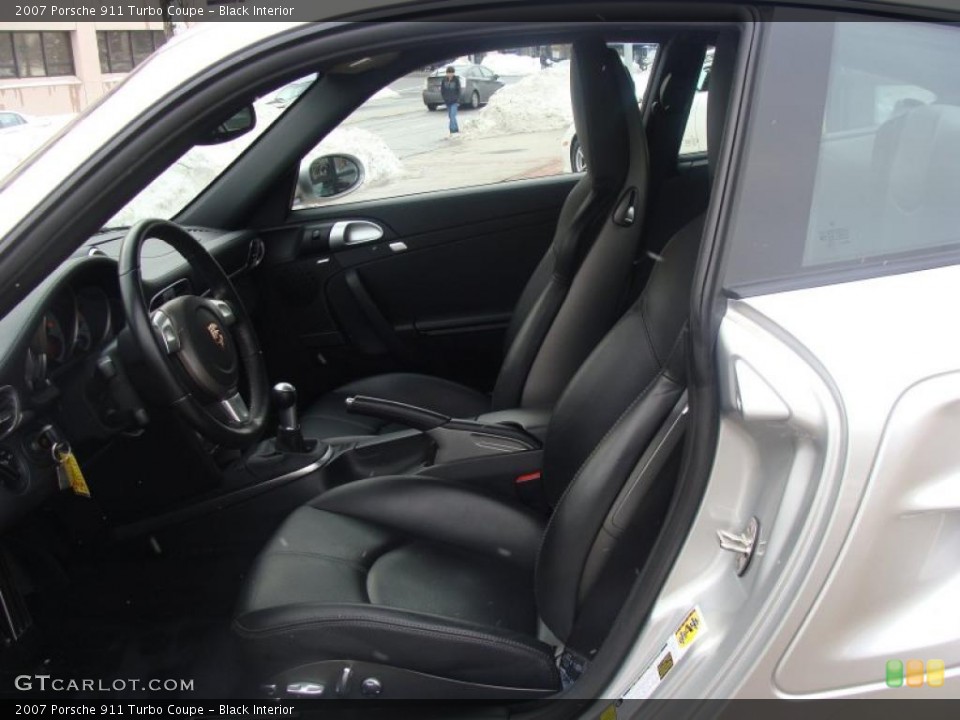 Black Interior Photo for the 2007 Porsche 911 Turbo Coupe #44280181