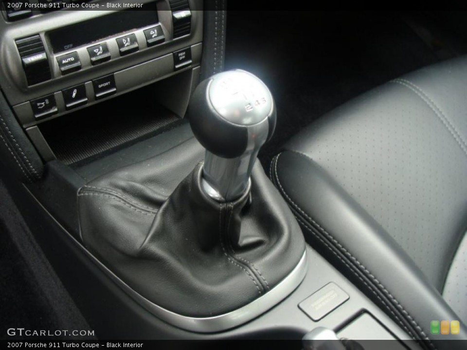 Black Interior Transmission for the 2007 Porsche 911 Turbo Coupe #44280337