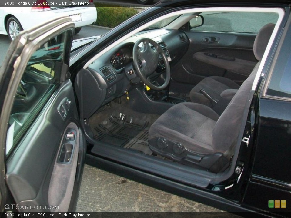 Dark Gray Interior Photo for the 2000 Honda Civic EX Coupe #44288548