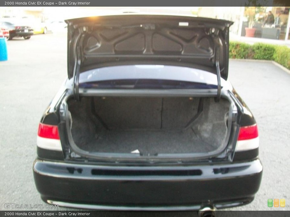 Dark Gray Interior Trunk for the 2000 Honda Civic EX Coupe #44288655