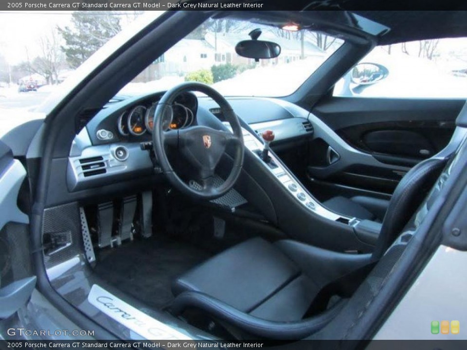 Dark Grey Natural Leather Interior Photo for the 2005 Porsche Carrera GT  #44289460